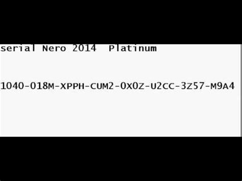 nero 15 serial key|nero serial key generator.